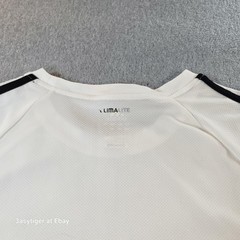 Adidas Essentials Clima365 Climalite Cool Tech Athletic Top White Black Men’s M
