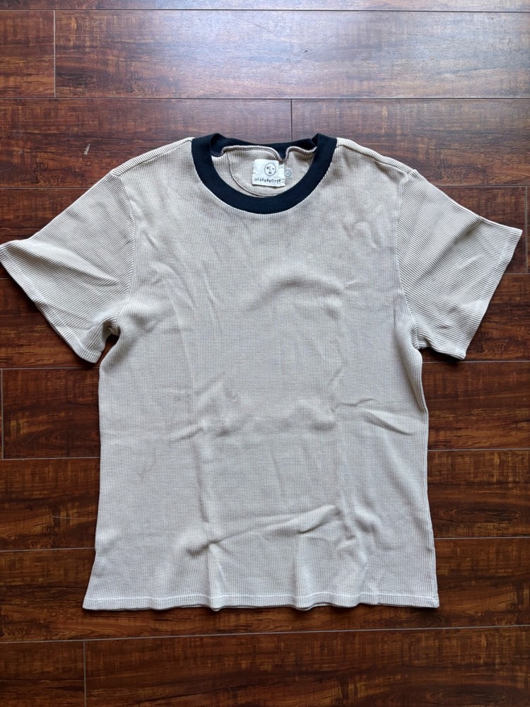 Older Brother Waffle Knit SS Tee Organic Japanese Cotton Hand Dyed Size L fits M
