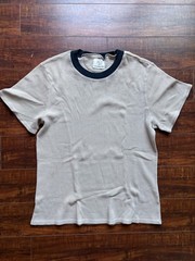 Older Brother Waffle Knit SS Tee Organic Japanese Cotton Hand Dyed Size L fits M