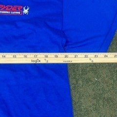 Spyder High Performance Clothing Mens Blue Graphic T-Shirt Cotton Size Large NEW