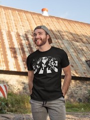 Sasquatch bigfoot funny mens shirt cotton tee graphic t-shirt gift for him