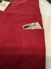 DOCKERS Golf T-Shirt Mens XL Red Short Sleeve NWT