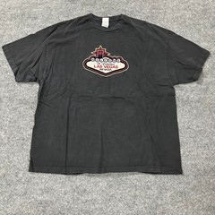 AAA T-Shirt Mens Size 3XL Black Las Vegas Sign Graphic Short Sleeve Cotton Tee