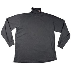 Polo Sport Ralph Lauren Mens Black Turtleneck Long Sleeve Shirt Logo Size Large