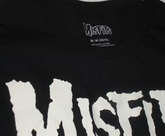 Misfits Punk Rock Band Skull Logo Medium Black T-Shirt