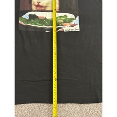 Smudge Lord Graphic T-Shirt Mens Medium Black Excellent Meme Cat Salad Shirt