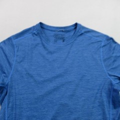 Patagonia Shirt Mens Medium Short Sleeve Blue Crew Neck Casual Outdoors