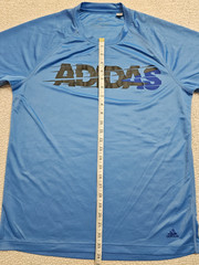 Adidas Climate Men’s Graphic Tee Blue Short Sleeve jersey type Size L