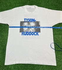 Vintage 1991 Mike Tyson VS Ruddock Mirage Las Vegas Fight T-Shirt Promo 90s XL