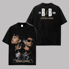 Vintage R&B Tour 2026 Graphic Tee Unisex Cotton T-Shirt Retro Music Gift