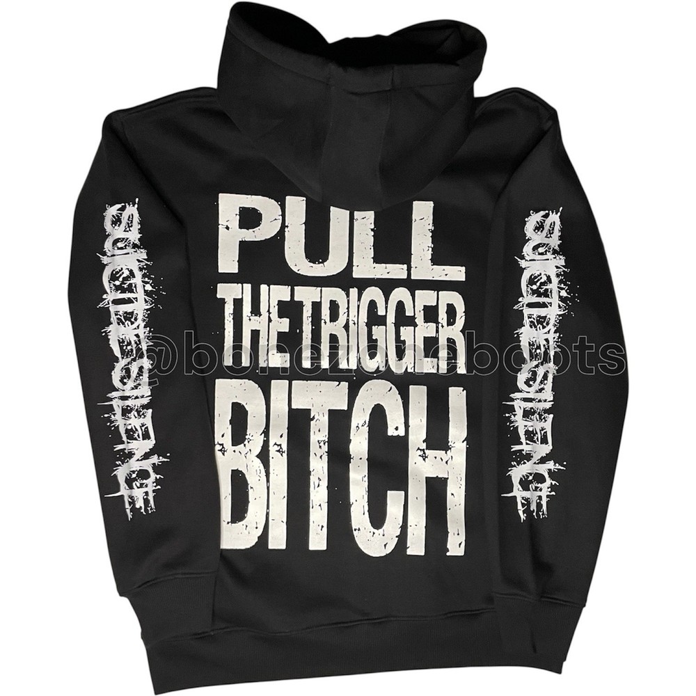 Suicide Silence Pull the Trigger BITCH new reprint HOODIE Kool Aid shirt MEDIUM