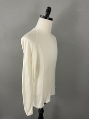 Decathlon Forclaz Mens Shirt S Ivory Bone Wicking Anti Odor Base Layer Merino
