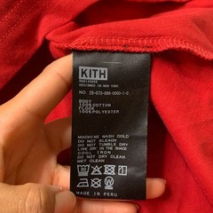 KITH Shirt Mens 2XL Cardinal Treats Plum Blossom Cotton Short Sleeve Floral Logo
