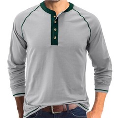 Zonbailon men’s t-shirt men’s casual breathable loose base shirt long sleeve