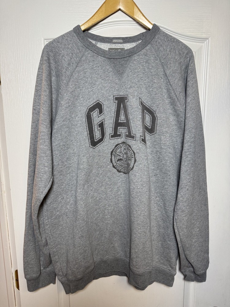 Gap x Sesame Street Crewneck Sweatshirt Mens Large Tall Gray Big Bird
