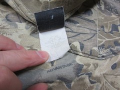 Vintage ACE Sportswear Pocket T Shirt (L) Advantage Camouflage 80s Camo Faded