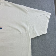 Vintage Aquatic Addiction Shirt Mens 2XL White Graphic Print Short Sleeve Adult