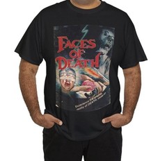 Faces Of Death T Shirt – 80’s Horror Cult Classic Retro Tee – New