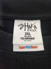 Shakawear T- shirt Mens 2XL Super Max Heavy Black California West Coast Original