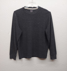 American Eagle Waffle Knit Shirt Mens XL Gray Super Soft Standard Thermal