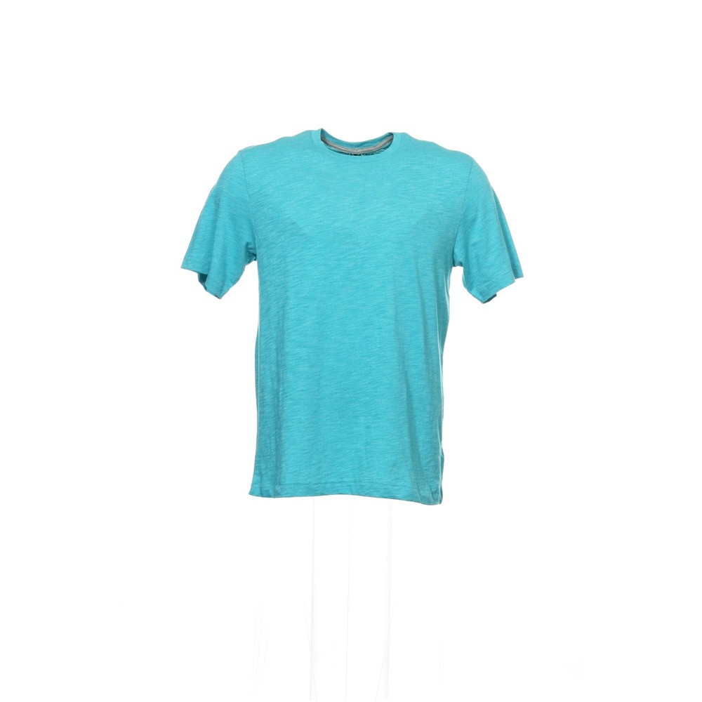 Club Room Mens T-Shirt Sz S Bahama Breeze Heather Crew Neck Cotton Blend Casual