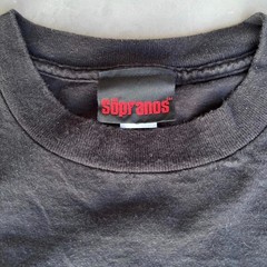 Vintage 2002 The Sopranos HBO TV Show Promo Tee Size XL Made In USA