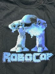 Orion 2016 2 XXL T-Shirt Robocop ED-209 Heavy Weathered Black T-Shirt Pre-Owned
