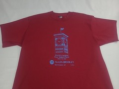 Vtg 80s Allen-Bradley Clock Tower Fruit Of Loom T-Shirt Milwaukee Single Stitch