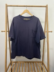 VTG Gradient Sun Faded Worn Boxy Oversized Pocket WIP Work T-Shirt 3XL