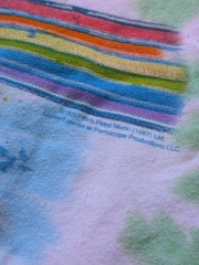 Pink Floyd Liquid Blue Shirt Mens Small Multicolor Tie Dye Dark Side Graphic Tee