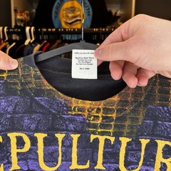 Vintage Sepultura AOP Shirt XL Wild Oats USA Single Stitch Rare 90s Metal Tee