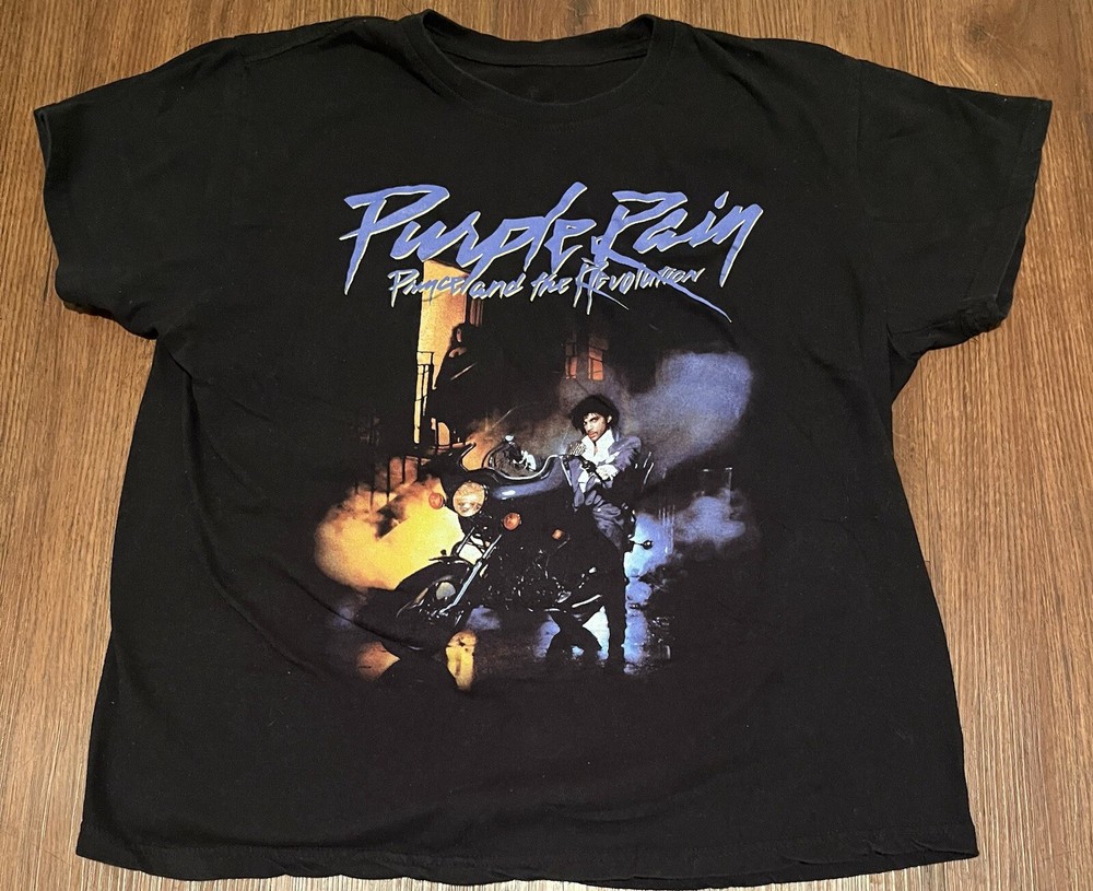 PRINCE Purple Rain Prince and the Revolution T-Shirt (L)