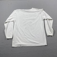 Vintage Stussy Shirt Mens XL White Long Sleeve Old Skool Flavor Graphic 90s