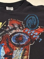 Vintage Y2K Miskeen Originals Men’s 3XL Black Hand Painted Shirt Skate Hip Hop