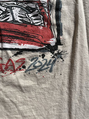 Men’s Dead & Co T-Shirt Beige 2024 Sphere XL Las Vegas Hippie Ralph Steadman Art