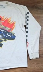Rae Sremmurd SR3MM Tshirt Mens Sz L White #3 Lambo Racing Checkered Long Sleeve