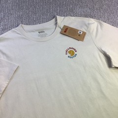 Fjallraven Kanken T-shirt Boston Chalk White Organic Cotton Unisex Size XXL NWT