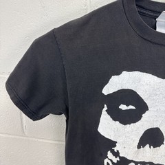 Vintage The Misfits 2001 Skull Horror Punk Rock Band Black M Graphic T-Shirt Tee