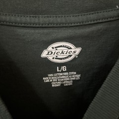 Dickies Long Sleeve T-Shirt – Large Cotton Lot Of 4, Green, Blue, White, Olive