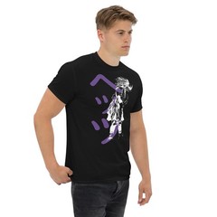 Hettsu Hanabie Harajuku Metal Bassist Katakana Unisex Classic Tshirt