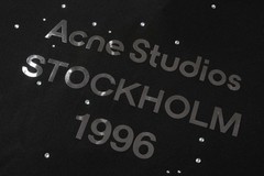 Acne Studios 1996 long-sleeved T-shirt S-M-L-XL BLACK