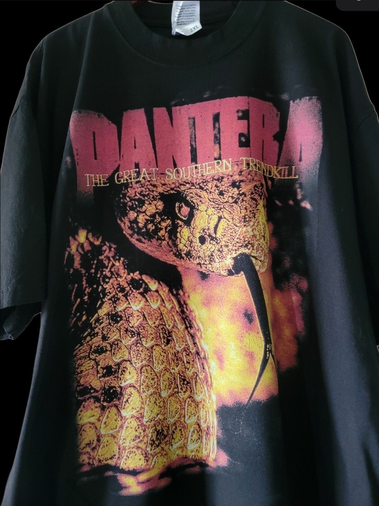 PANTERA GREAT SOUTHERN TRENDKILL On SHAKA HEAVYWEIGHT GARMET SHIRT