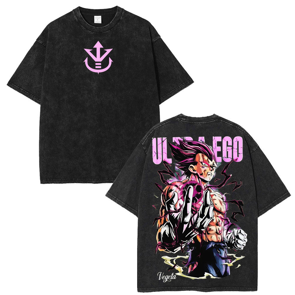 Super Saiyan Blue Aura Battle Pose Kanji Fans And Lovers Streetwear Tshirt