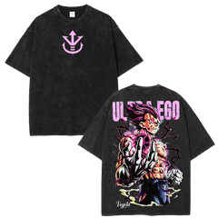 Super Saiyan Blue Aura Battle Pose Kanji Fans And Lovers Streetwear Tshirt