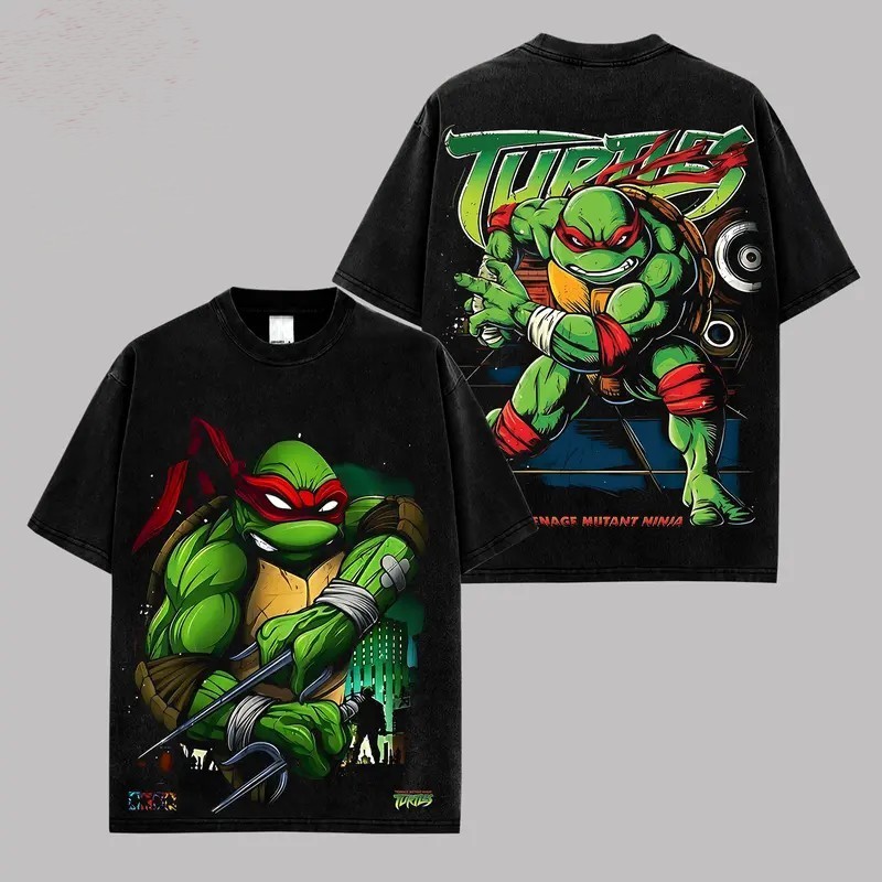 Teenage Mutant Ninja Turtles Retro 90s Vintage Graphic Tee