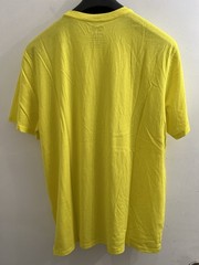 NWT Vince Men’s Bright Yellow 100% Pima Cotton Crew-Neck Short Sleeve T-Shirt