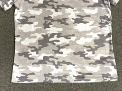 Gymshark Shirt Men’s Size XL Gray Camo Stretch Performance Outdoors Activewear