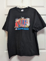 Indian Native Hope Mens T Shirt Size X L. Black Short Sleeve