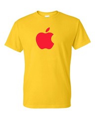 Apple Logo T-Shirt Unisex Cotton Crew Neck | 9 Colors S-XL Casual Tee