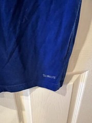 Adidas The Go To Shirt Mens Sz L Performance Badge of Sport Logo Tee Climalite